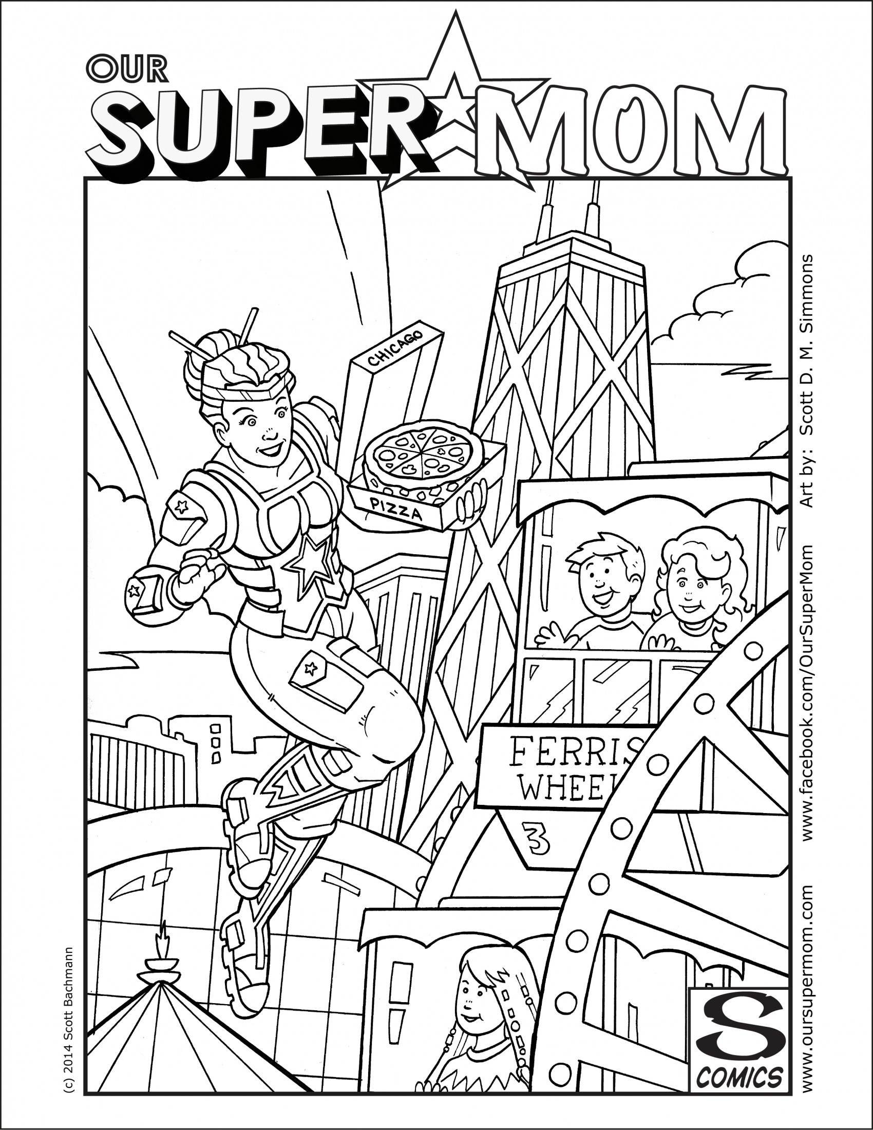 1700x2200 Free Coloring Page New York Adult Gratuit The Skyscraper