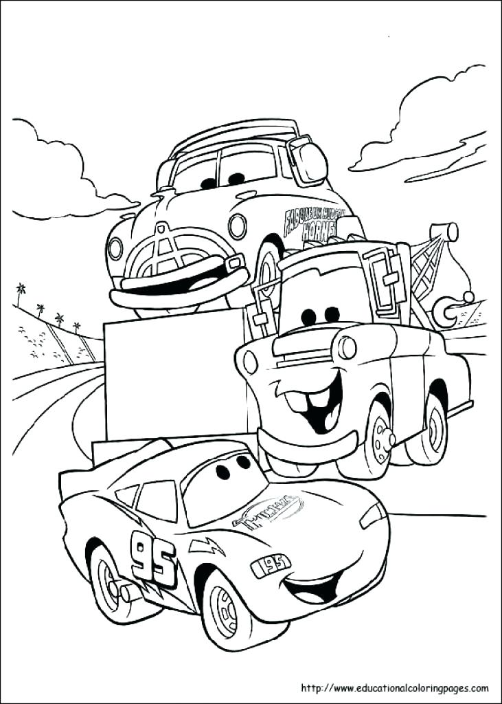 Chick Hicks Coloring Page