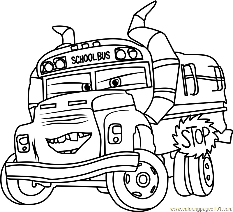 800x728 Coloring Pages Of Cars 3 Chick Hicks From Page Free