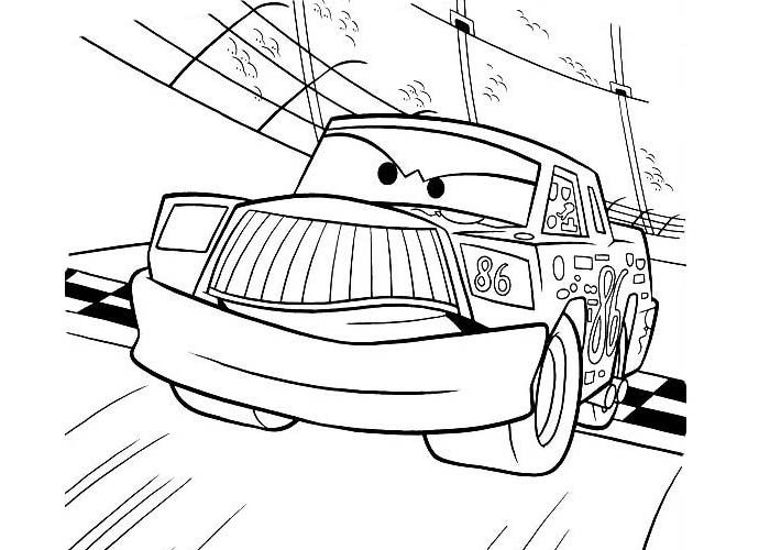 700x500 Cars Chick Hicks Coloring Pages Disegni Da Colorare