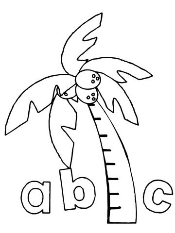 360x480 Chicka Chicka Boom Boom Abc Coloring Page From Chicka Chicka Boom
