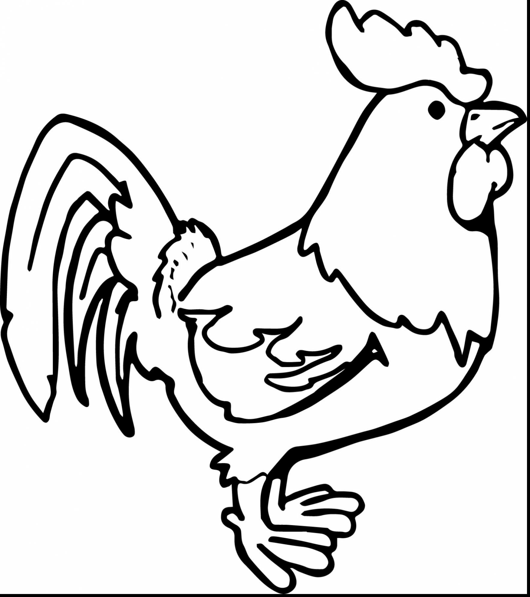 1768x1992 Chick Coloring Pages