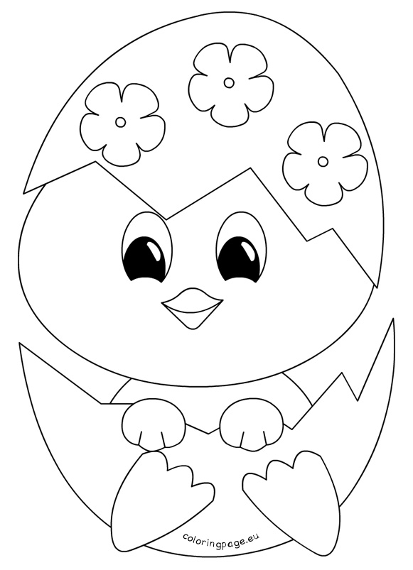 581x803 Top 66 Chick Coloring Pages