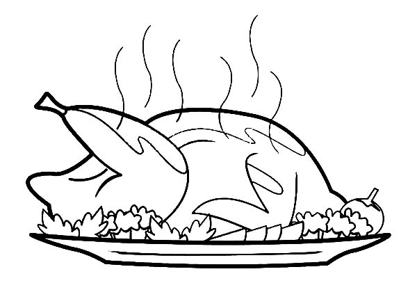 600x407 Hot Fried Chicken Coloring Pages