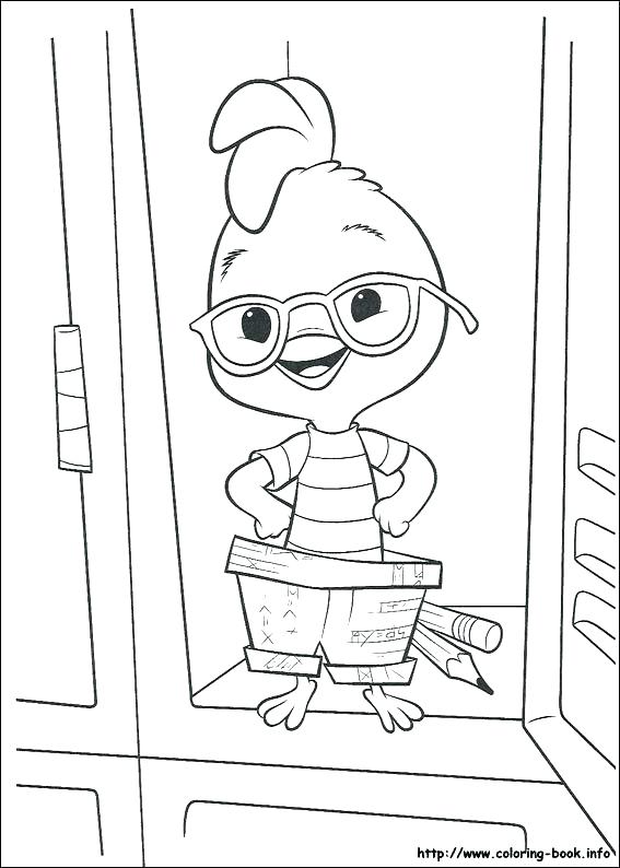 Chicken Little Coloring Pages