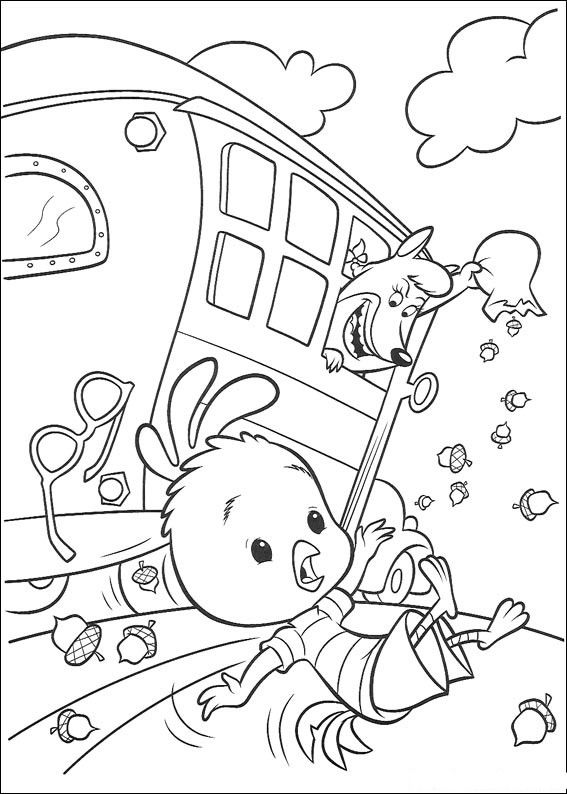 567x794 Chicken Little Coloriage Plus Jeune