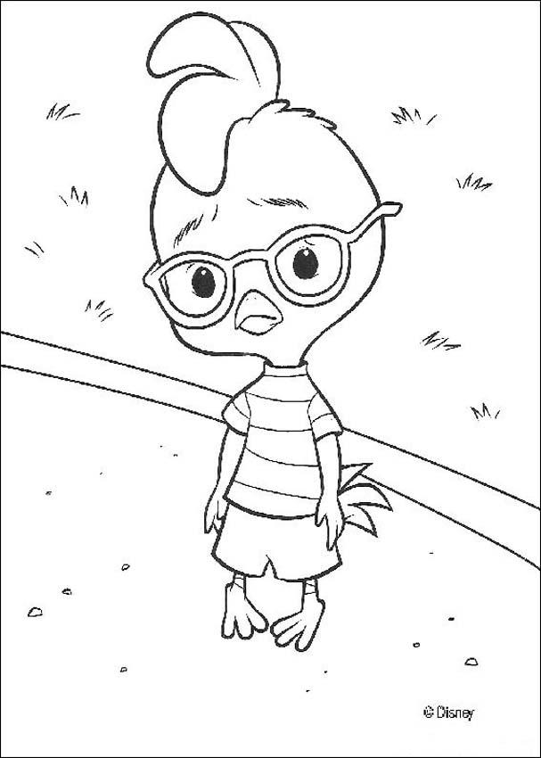 607x850 Chicken Little 51 Coloring Pages