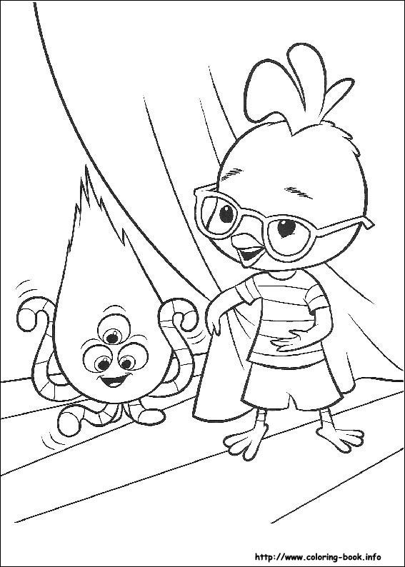 Chicken Nugget Coloring Page
