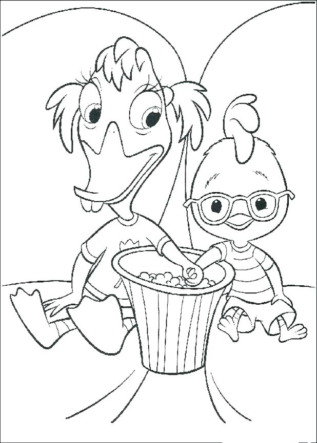 618x865 Marvelous Chicken Little Coloring Pages Usedauto.club