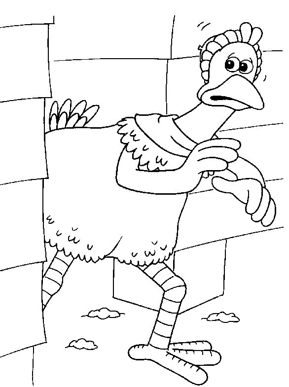 Chicken Run Coloring Pages