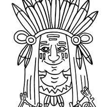 220x220 Indian Chief Coloring Pages