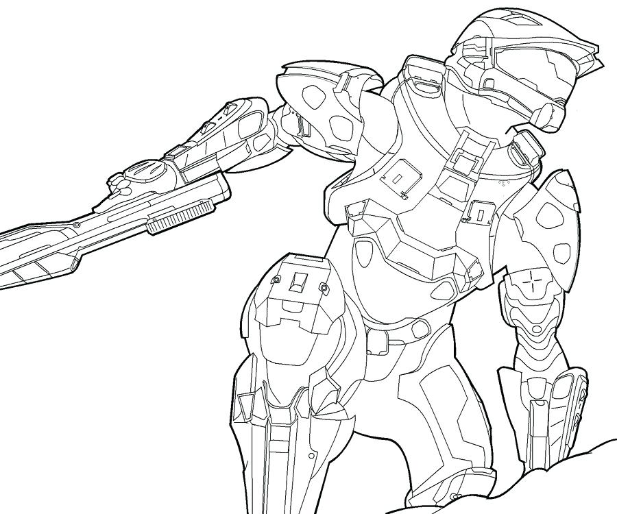 900x750 Master Chief Coloring Pages Master Chief By On Halo Master Com