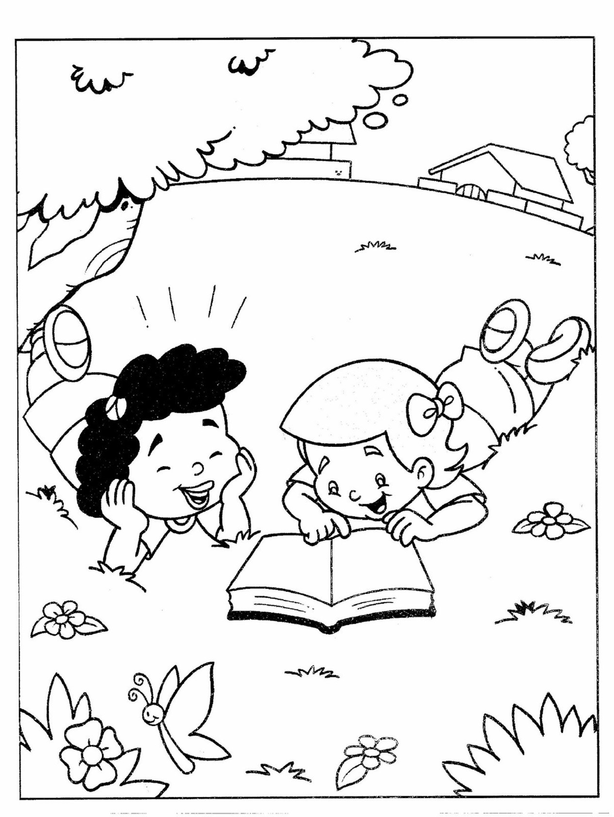 1264x1680 Perspective Child Reading Coloring Page New Free Printable Pages