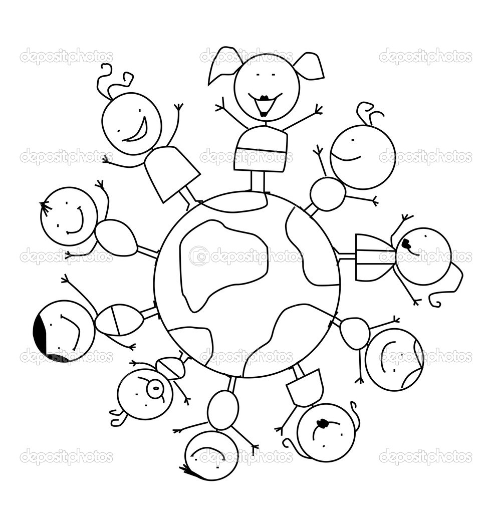 982x1024 Children Around The World Coloring Pages Free Download Of For You