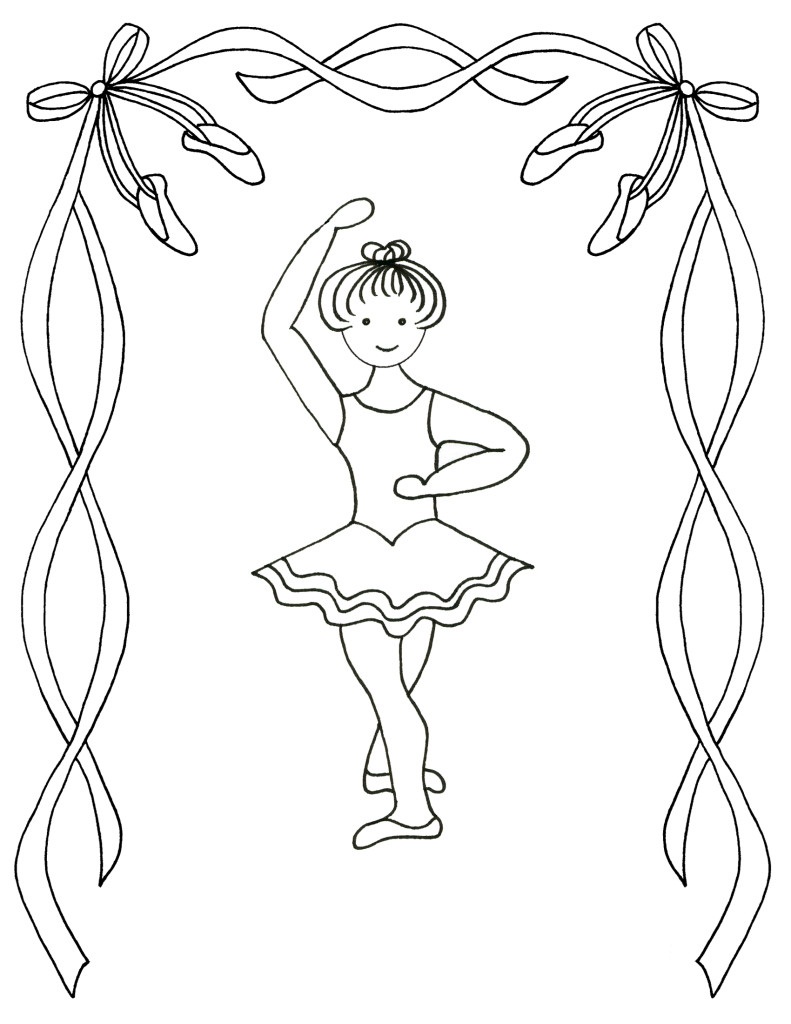 791x1024 Free Printable Ballet Coloring Pages For Kids
