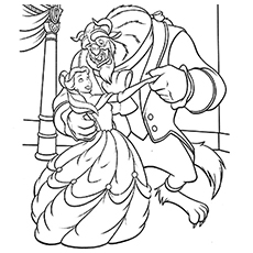 230x230 Top 10 Free Printable Beauty And The Beast Coloring Pages Online