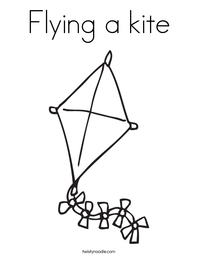 685x886 Kite Coloring Pages