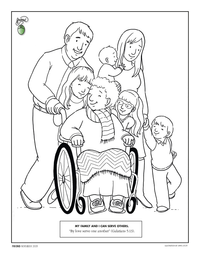 694x902 Serving Others Coloring Pages