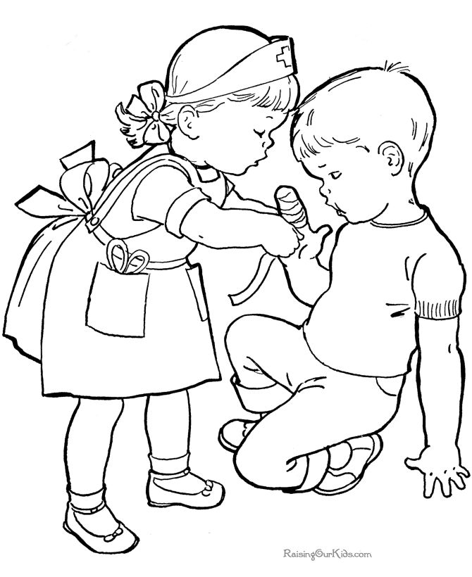 670x820 Cute Kids Coloring Pages Free Kids Colouring, Kid Drawings