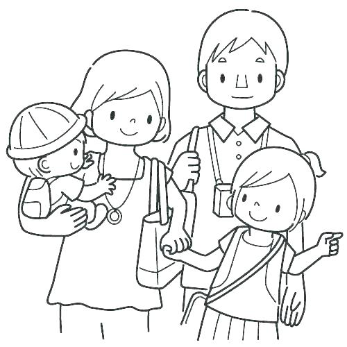 500x500 Parents Coloring Pages Obey Your Parents Coloring Page Obeying
