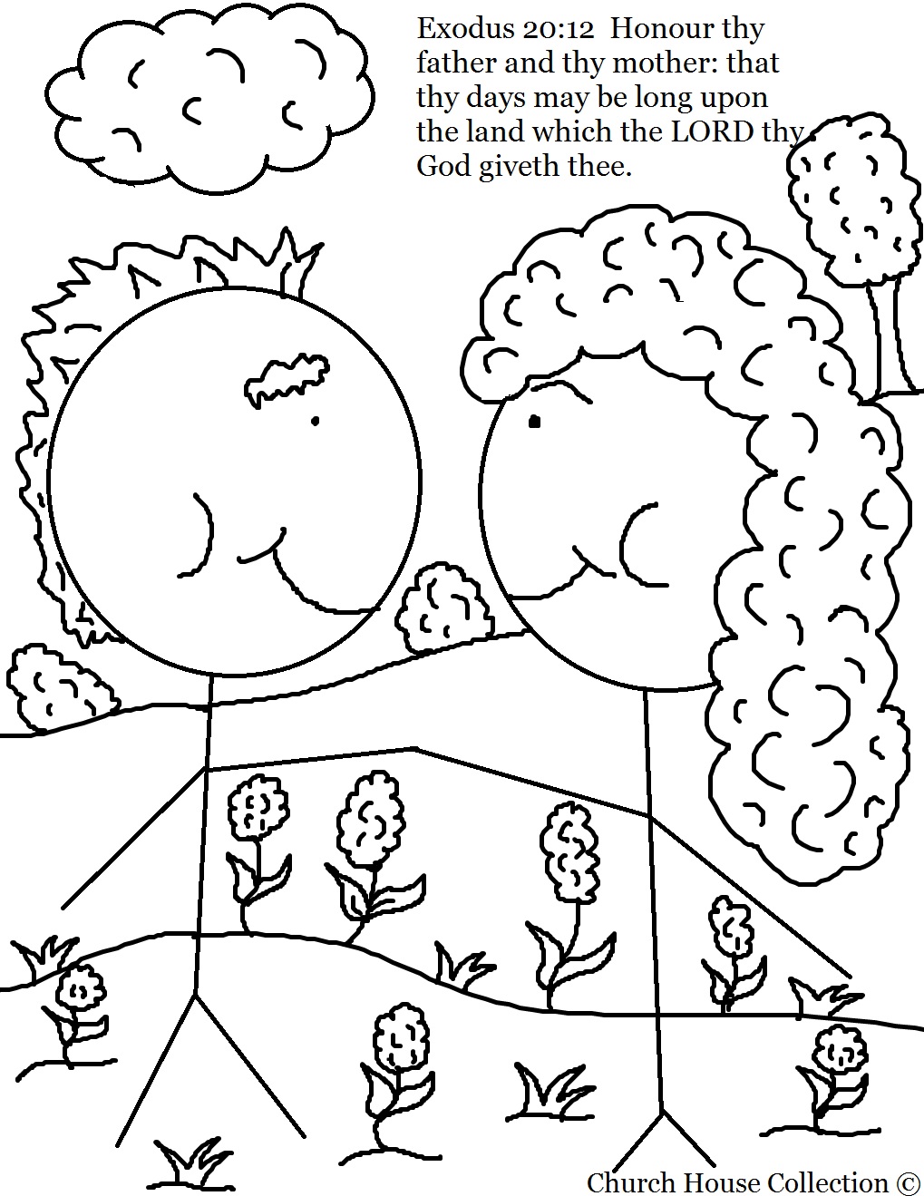 1019x1319 The Catholic Toolbox Fourth Commandment Activities