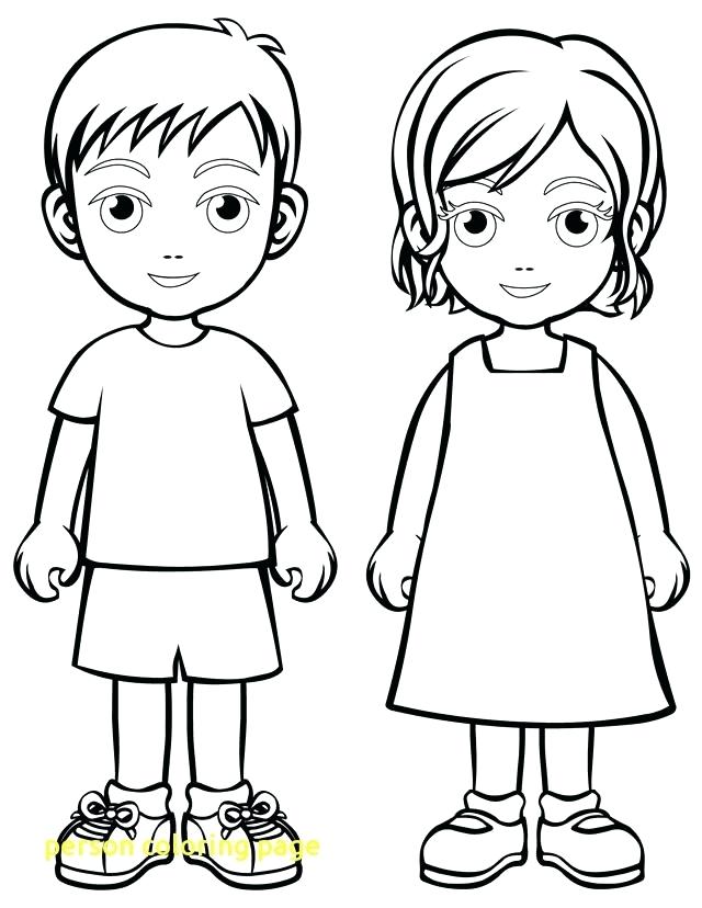 640x828 Person Coloring Page Person Coloring Page With Children Free
