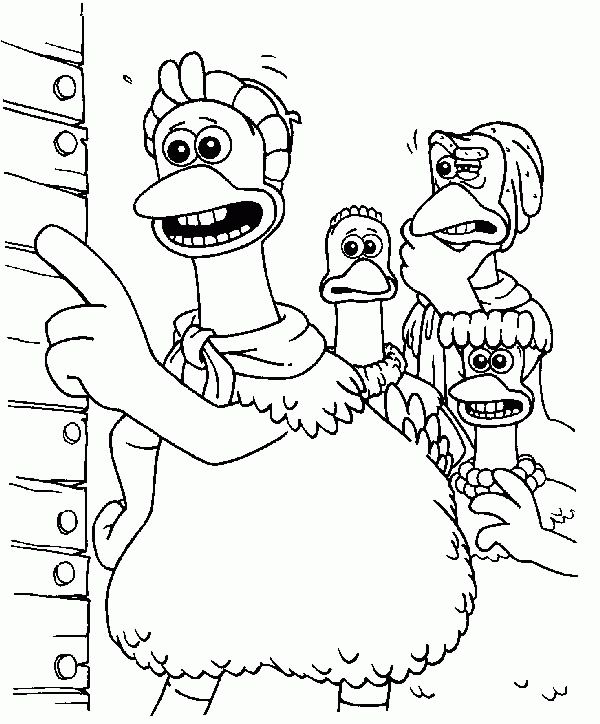 600x724 17 Best Chicken Run Coloring Pages Images On Chicken