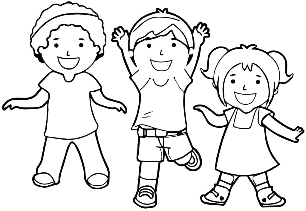 1024x707 Sharing Coloring Page Children Sharing Coloring Pages Page 1