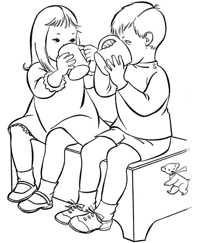 670x820 Sharing Coloring Page Sharing Coloring Pages Coloring Pages