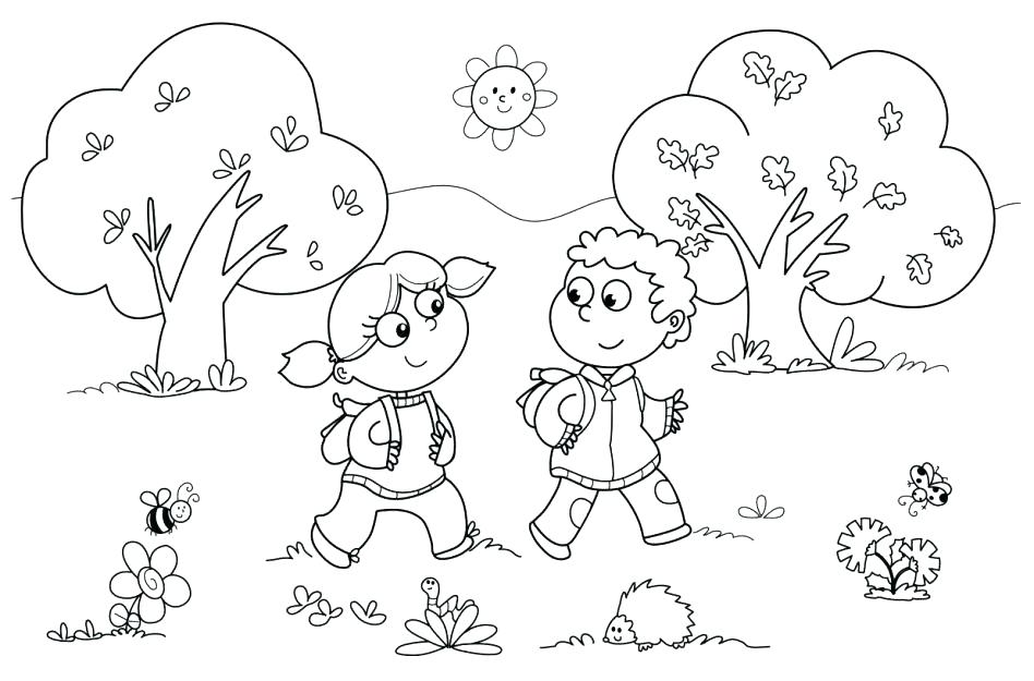 948x625 Sharing Coloring Pages Children Sharing Coloring Pages Page 1 Free