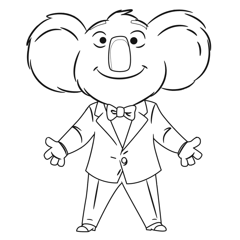 800x800 Sing Movie Coloring Pages