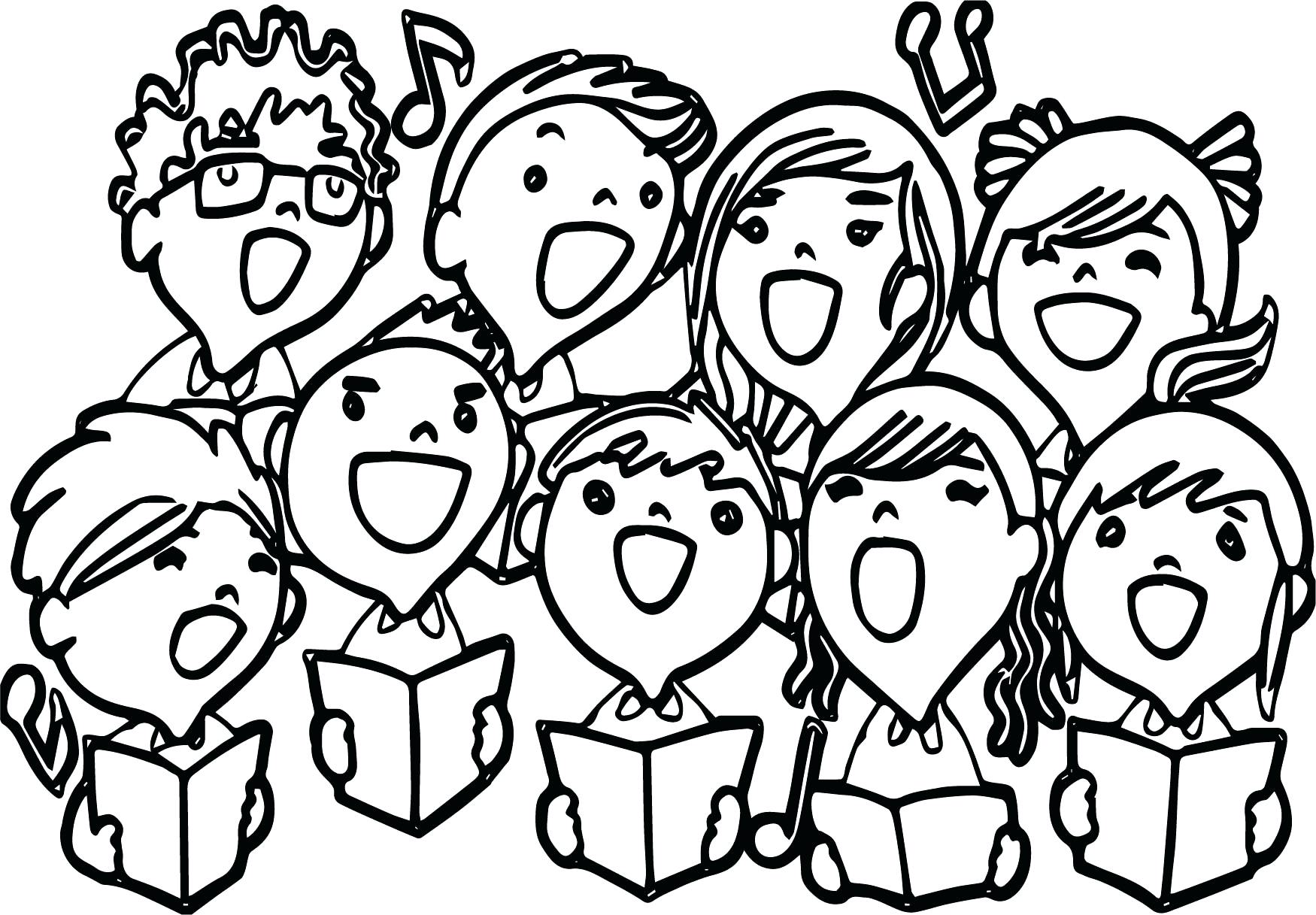 1750x1217 Singing Jellyfish Coloring Page For Kids Pages Adults Only Sea