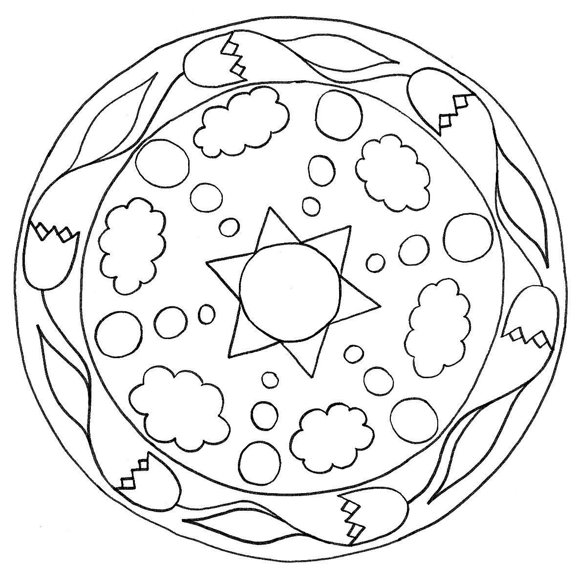 1181x1161 Astonishing Mandala Clipart For Kids Image Coloring Pages Ideas