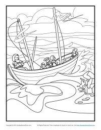200x257 Bible Coloring Pages Paul's Shipwreck
