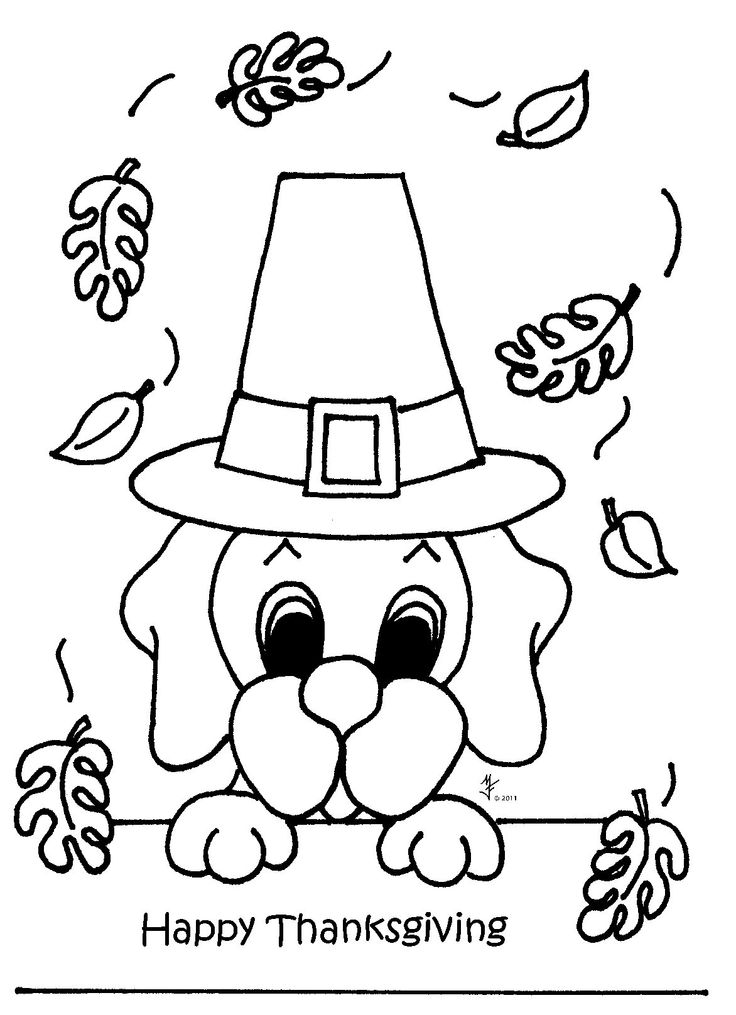 Childrens Thanksgiving Coloring Pages