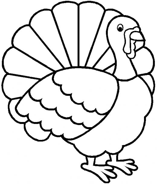 520x609 Children's Thanksgiving Coloring Pages Free