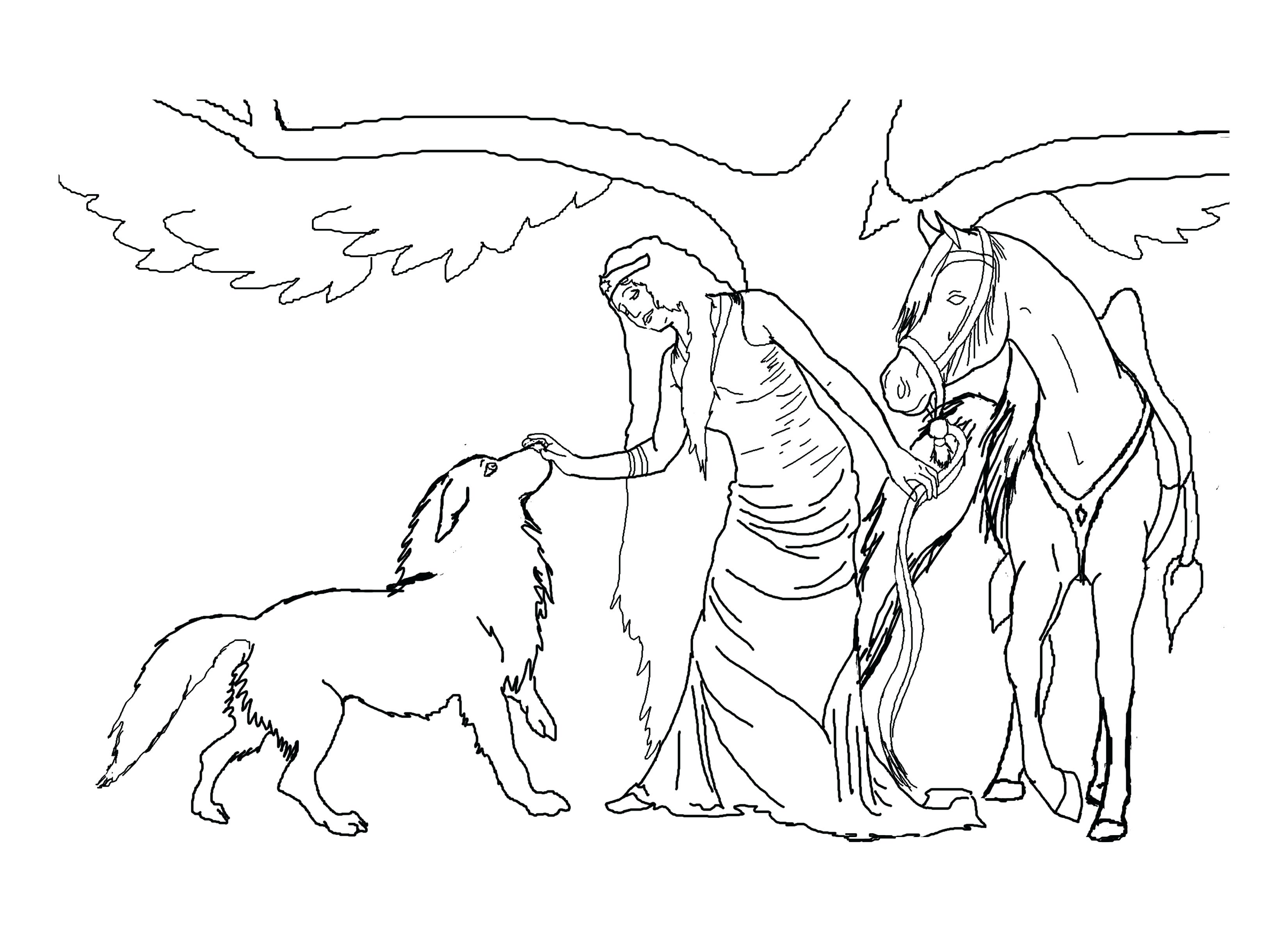 3300x2400 Horseland Coloring Pages Chili Free Horse For Download Teenagers