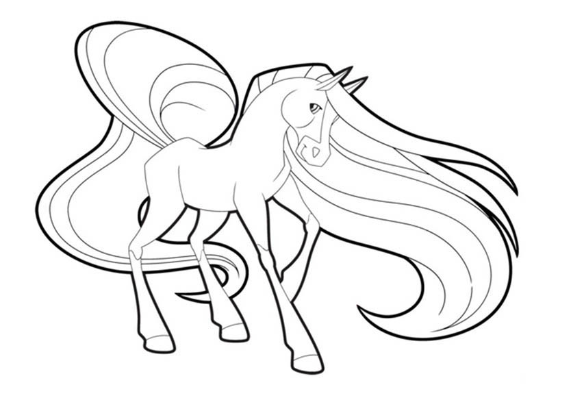 834x600 Astounding Design Horseland Coloring Pages Scarlet Calypso Pepper