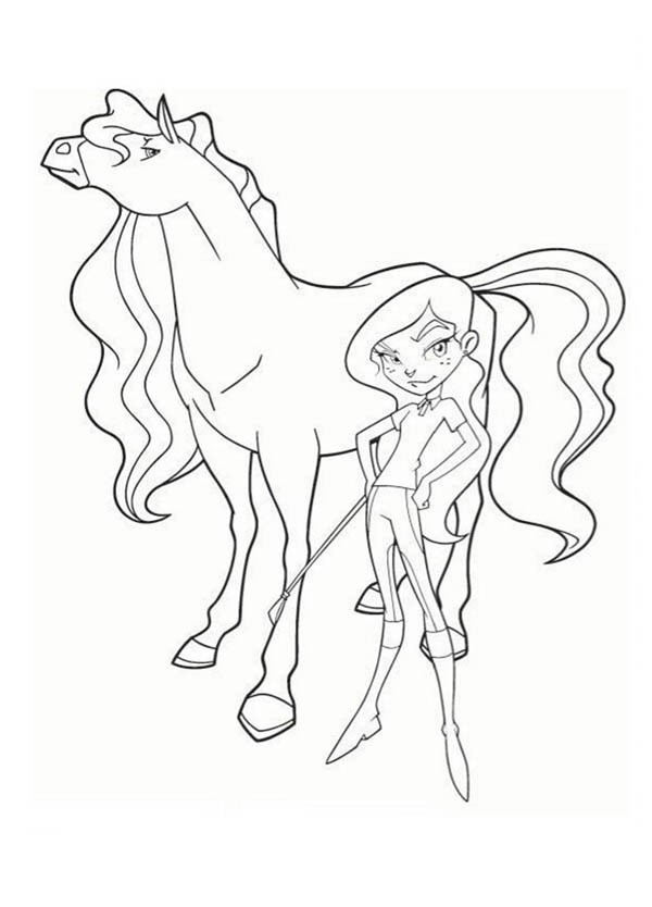 600x834 Horseland Coloring Pages New Chili From Horseland Colouring Pages