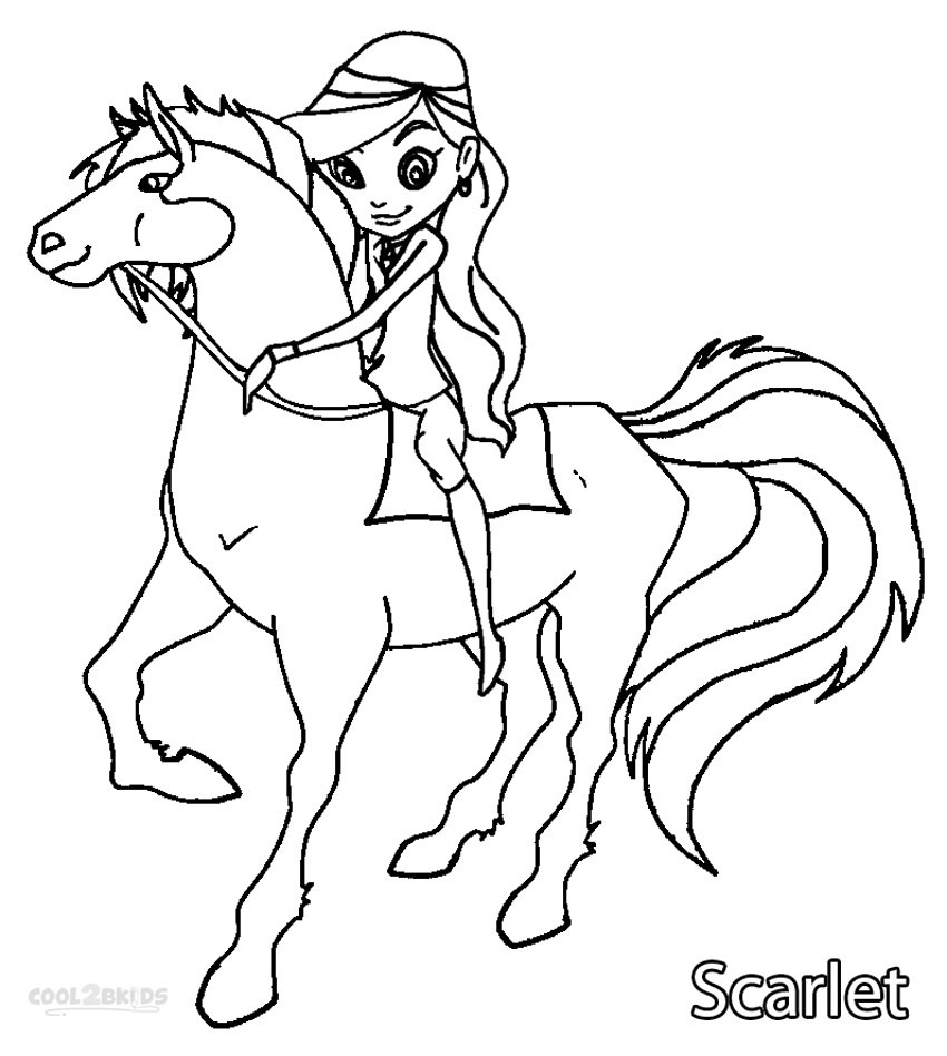 850x948 Printable Horseland Coloring Pages For Kids Cool2bkids