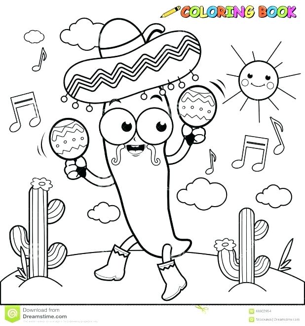 618x661 Maracas Coloring Pages Maracas Coloring Pages Maracas Coloring