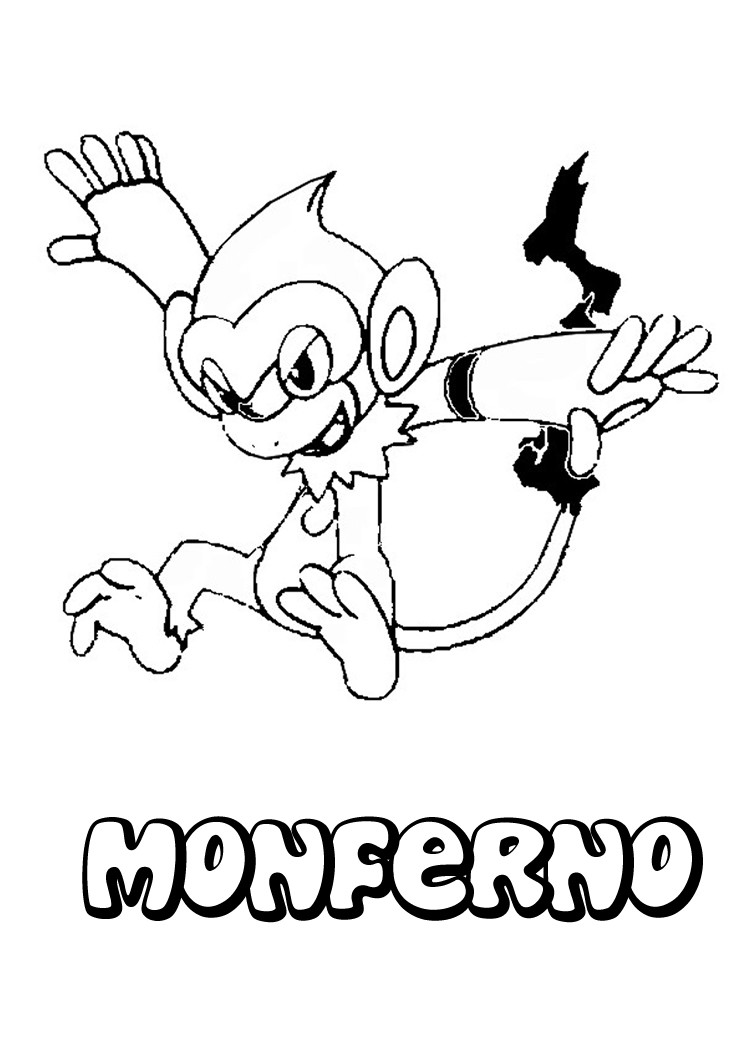 749x1060 Enjoyable Design Ideas Pokemon Coloring Pages Chimchar