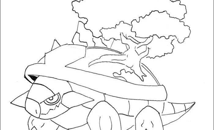 700x425 Torterra Coloring Pages Pokemon Colouring Pages Torterra Chimchar