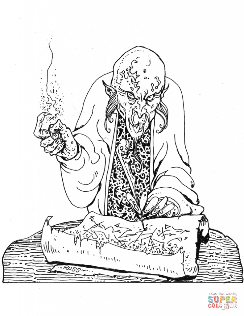 791x1024 Chimera Coloring Pages