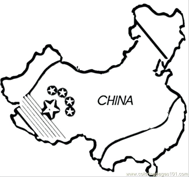 650x609 Chinese Coloring Pages Map Coloring Page Chinese Characters