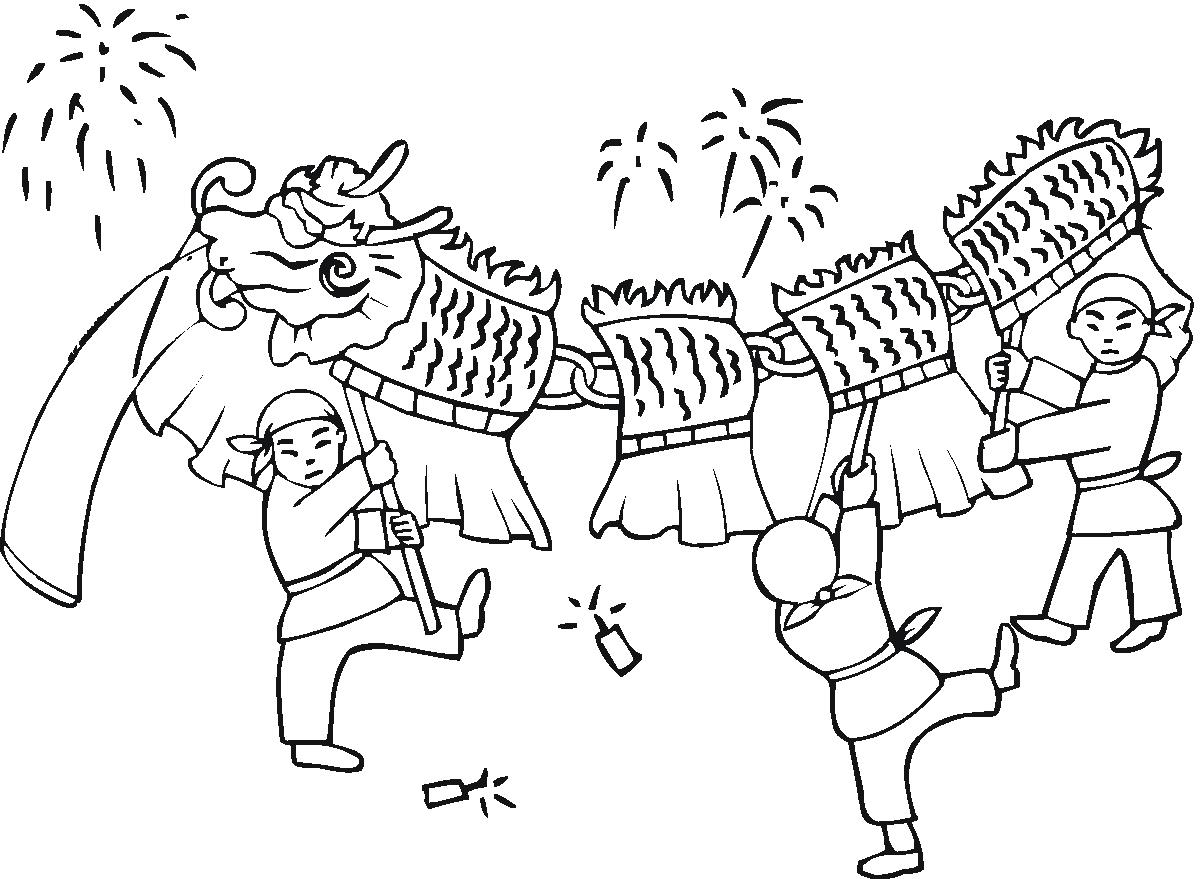 1200x879 Cool Dragon Boat Festival Coloring Pages Chinese Culture For Kids