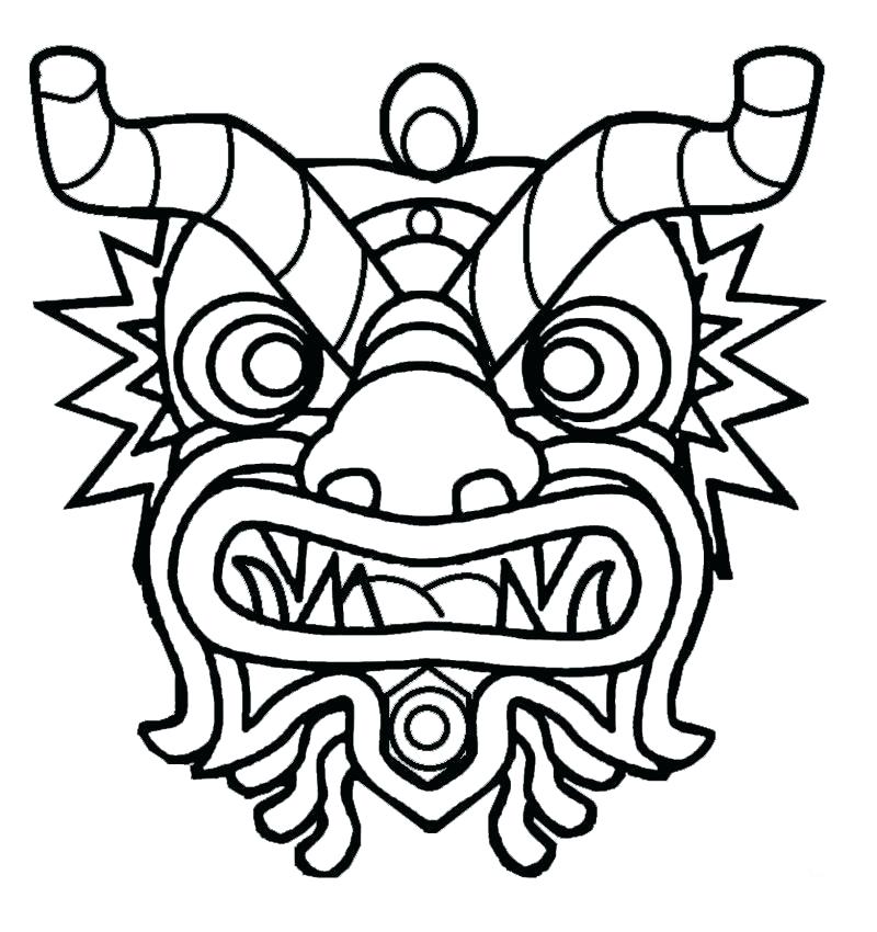800x850 Chinese Dragon Coloring Sheet New Year Dragon Coloring Pages New