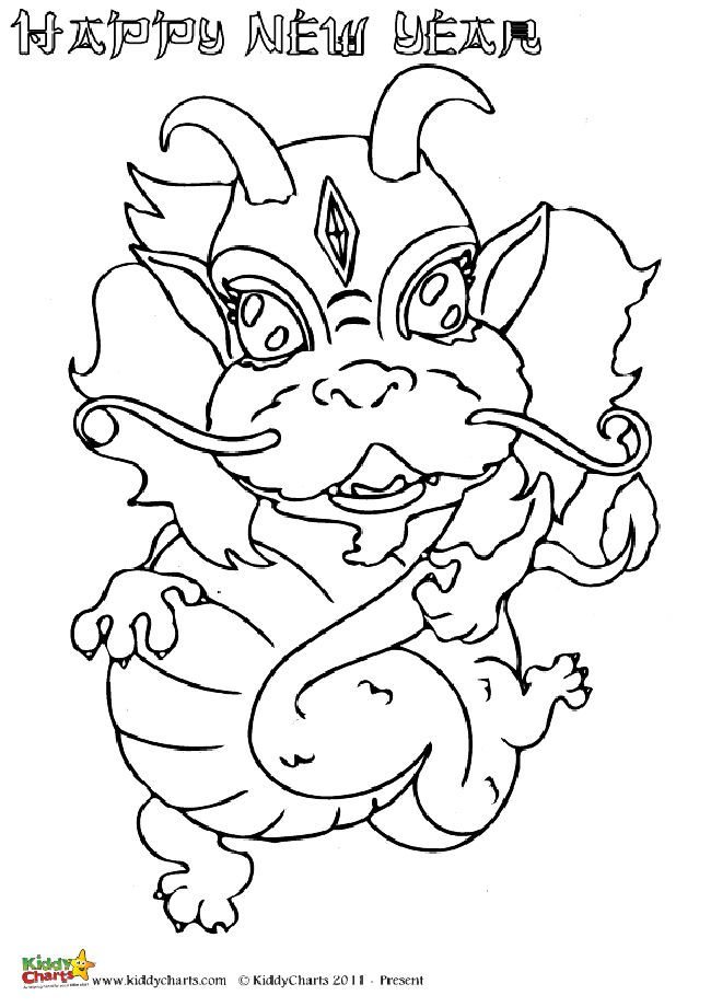 650x920 Chinese Dragons Coloring Pages For Kids