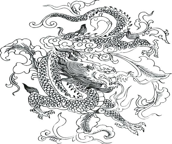Chinese Dragon Coloring Pages To Print