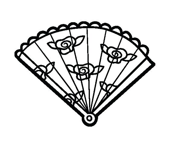 600x470 Fan Coloring Pages Download By Summer Fun Printable Coloring Pages